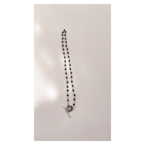 Pretty Bird Toggle Silver & Black choker - Picture 7 of 10